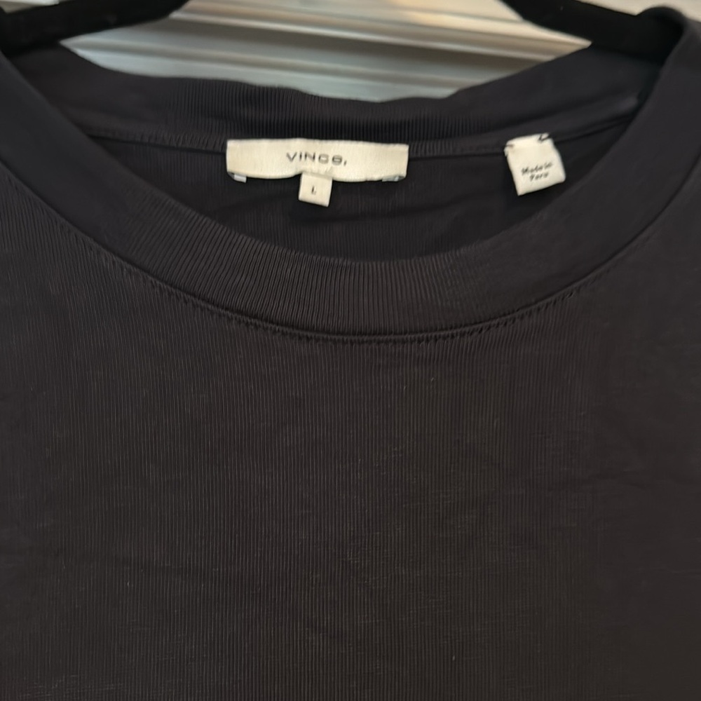 NWOT! Vince Black T shirt Dress - Picture 3 of 8
